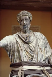 Equestrian statue of Marcus Aurelius (detail)